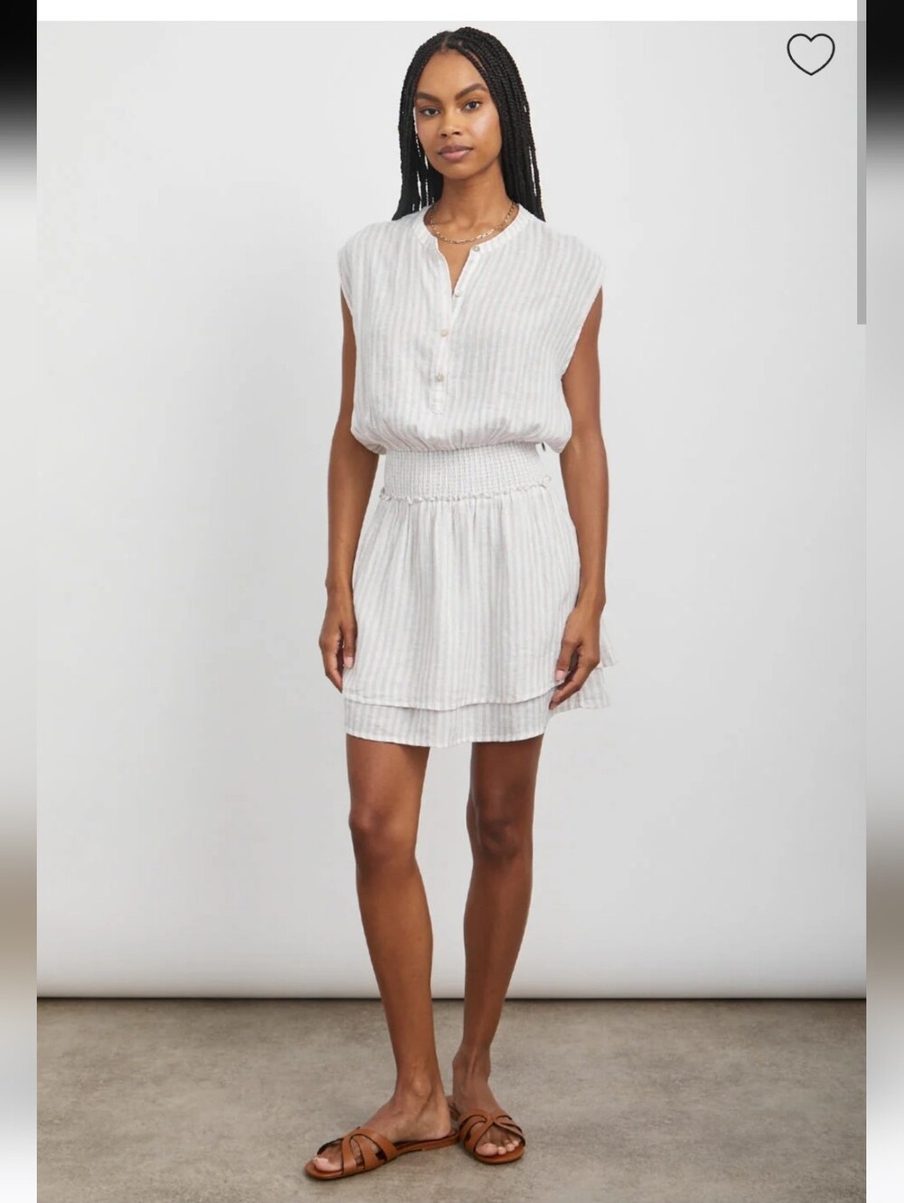 Angelina Dress-Dune Stripes